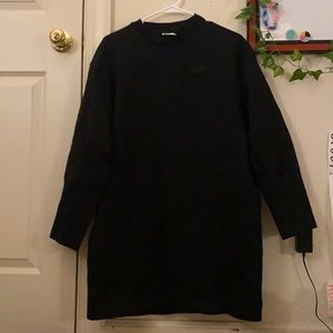 Nike black sweatshirt dress